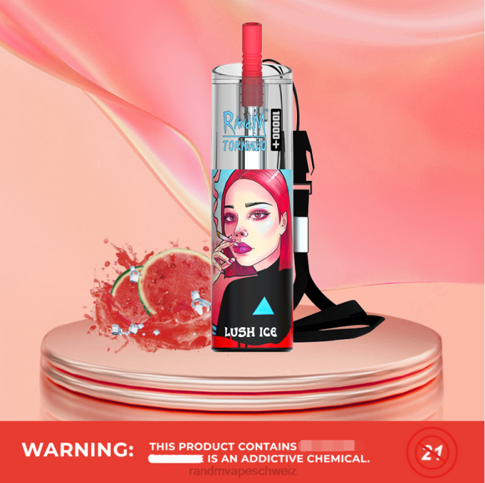RandM Vape Rabattcode | RandM Tornado 00P285 10000 plus Airflow-Control-Vape-Gerät 1 Stk Pfirsich-Mango